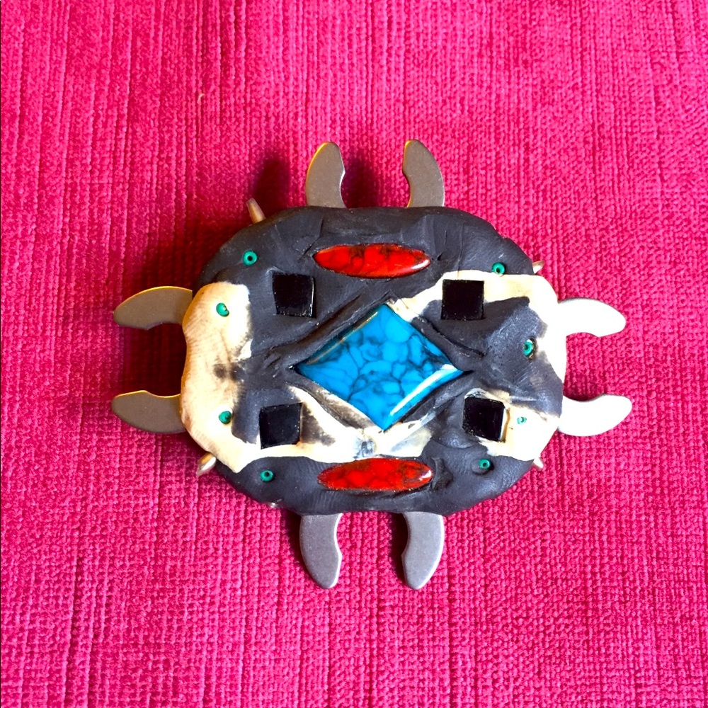 Eclectic Pin-Vintage Signed by Pauletta Brooks